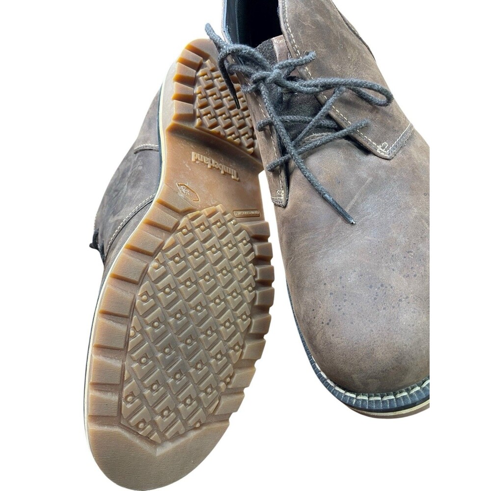 TIMBERLAND A12HY GRANTLY CHUKKA BOOT DARK OILED BROWN LEATHER ORTHOLITE 11.5 - Picture 7 of 10